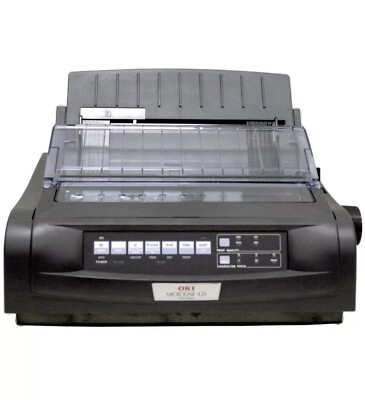 RE-NEWED Oki MICROLINE 420 Black Oki Data Dot Matrix Printer