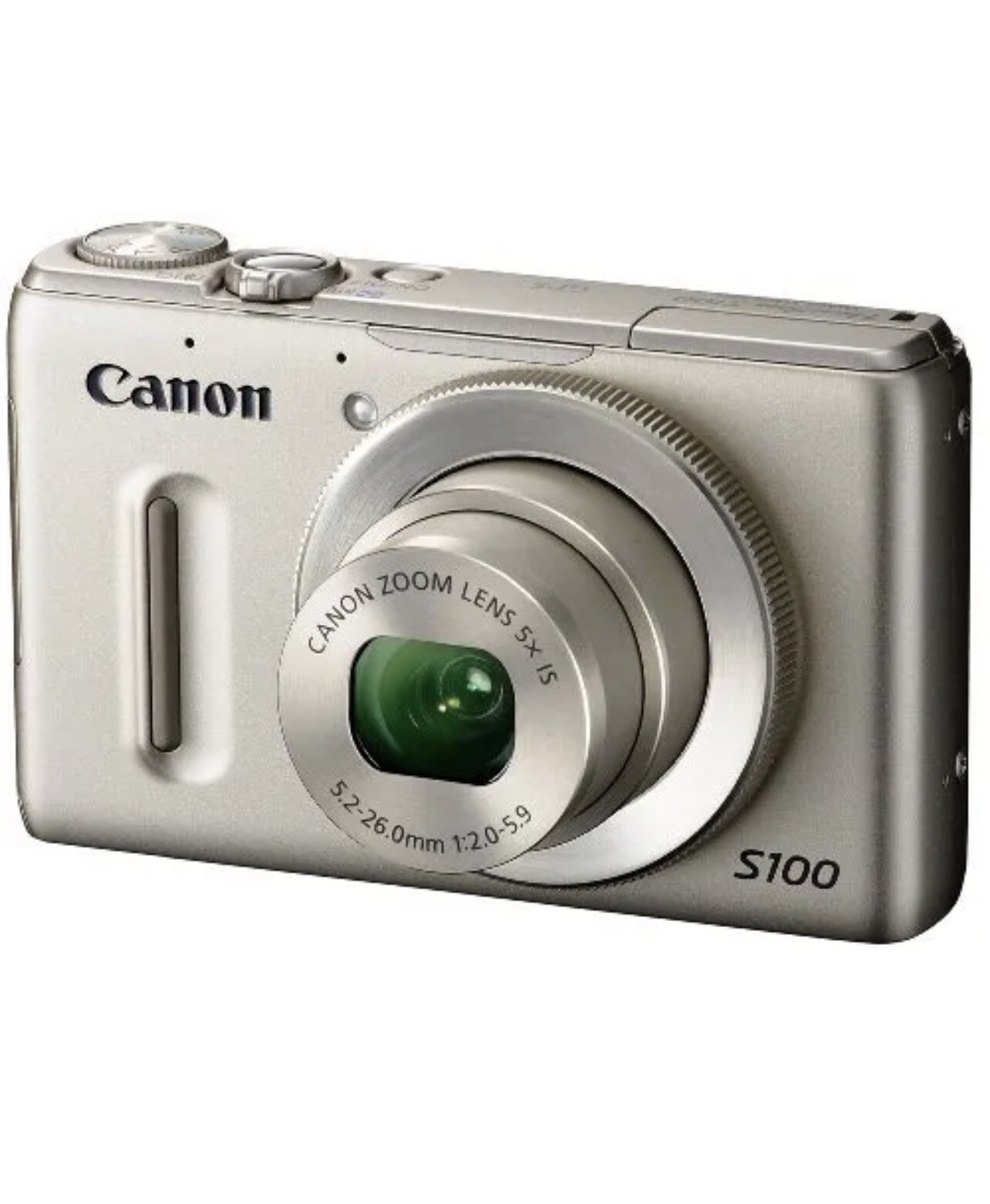 Canon PowerShot S100 12.1MP Digital Camera 5x Optical Silver