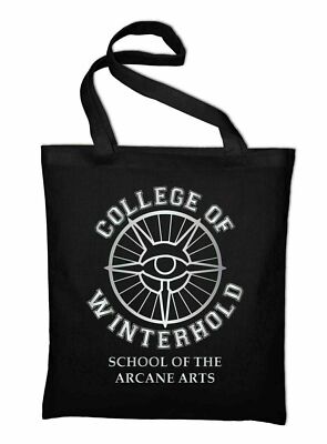College Of Winterhold Logo Jutebeutel Beutel Stoffbeutel skyrim dragonborn jute
