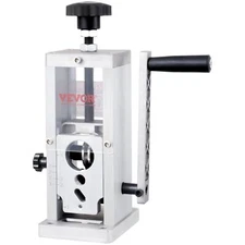 Portable Manual Wire Stripper 0.06-1.5in Hand Crank/Drill Powered Aluminum