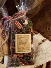   primitive holiday potpourri handmade 5oz.