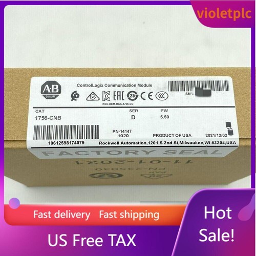 New Factory Sealed 1756-CNB / E ControlLogix ControlNet Bridge 1756-CNB