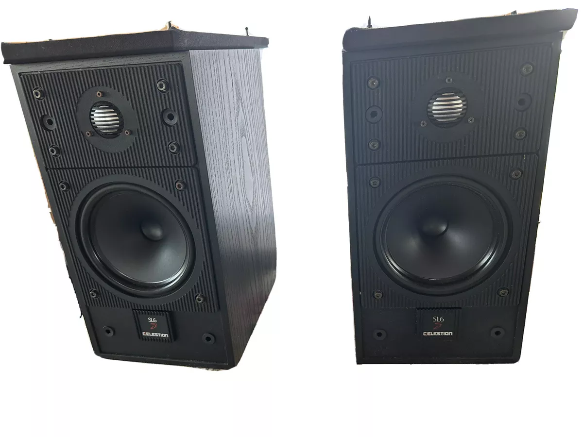 Celestion SL6 audiophile Bookshelf Speakers 120w 8-ohms Made in England