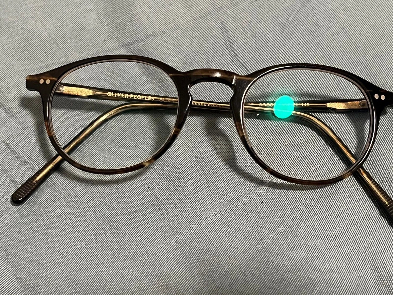 【美品】OLIVER PEOPLES RILEY-P-CF COCO2 Amazon.com: Oliver Peoples RILEY R Eyeglasses Color COCO