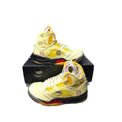 Size 4 - Jordan 5 SP x Off-White Mid Sail