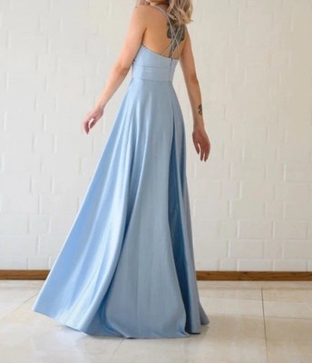 Jake*s Cocktail Abendkleid   Himmelblau   Gr. 34   wie neu!