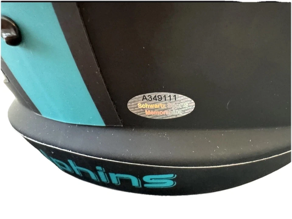Casco de velocidad Schwartz firmado por Dan Marino Miami Dolphins Eclipse tamaño completo certificado de autenticidad Foto 4 de 4