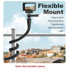 Action Camera Flexible Mount With 1/4 " HoleFor  For Gopro/Insta360 Go3 Camera G