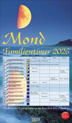 KORSCH VERLAG GMBH Mond-Familientimer 2026 | Verlag Korsch | Deutsch | Kalender | 13 S. | 2026
