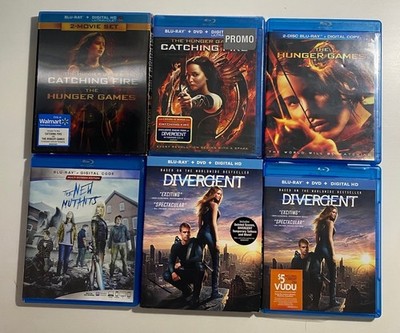 Young Adult Sci-Fi Blu-ray Lot   Hunger Games, Divergent, New Mutants