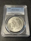 1889 $1 Morgan Silver Dollar PCGS MS64