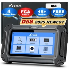 2025 XTOOL D5S Car OBD2 Scanner ABS SRS Transmission Engine Diagnostic Tool FCA