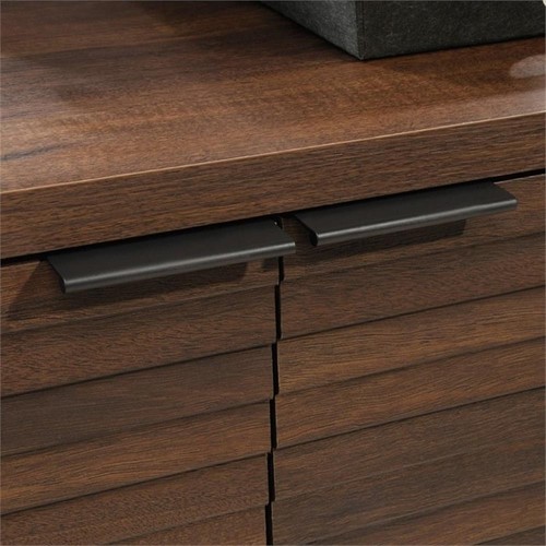 Sauder Englewood Engineered Wood Utility Stand in Spiced Mahogany - 第 9/12 張圖片