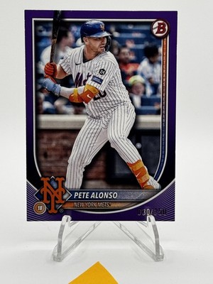 2025 Bowman Pete Alonso Purple #/250 Mets #56