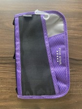Five Star Pencil Pouch Zipper Purple and Teal for 3 Ring Binder