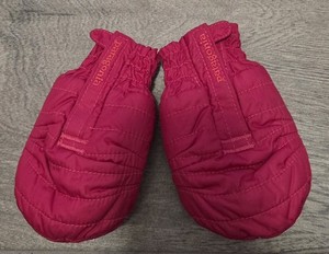 Patagonia Baby Puff Mittens RED 18-24 Months