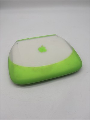 Restored RARE Apple iBook G3 Clam Key Lime FireWire MacOS 9.2.1 Read Descript.