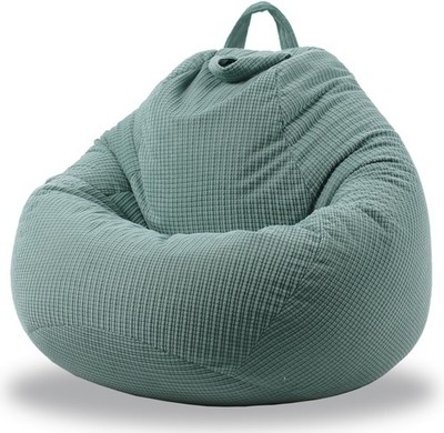 Stuffed Animal Storage Bean Bag Chair Cover (No Filler) Washable Ultra Soft C...