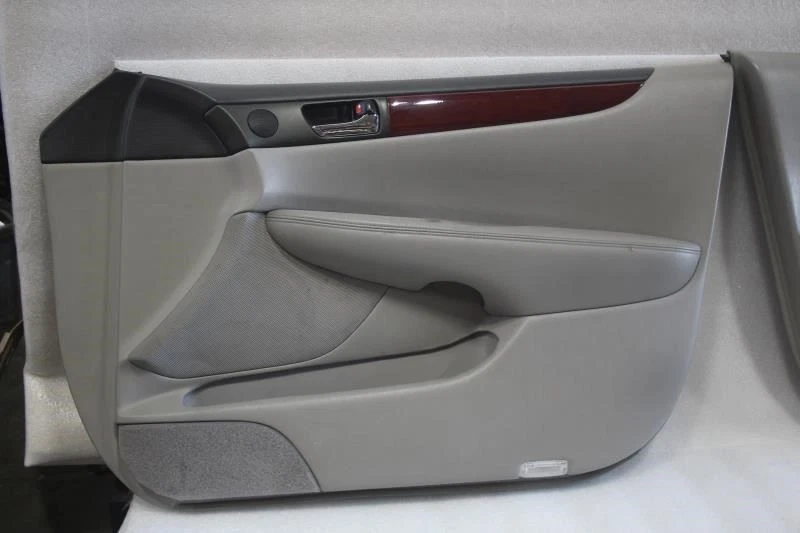 Par de paneles de moldura de puerta delantera Lexus Es300 Es330 2002 2003 2004 2005 2006 gris La17 Foto 4 de 4