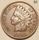 1901 Indian Head Penny Cent