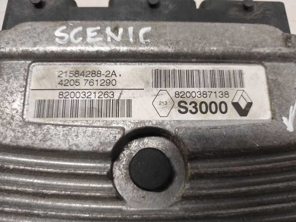 Centralina motore RENAULT GRAND SCÉNIC II JM0/1 ECU 8200387138 1.6 28604154 - Immagine 2 di 4