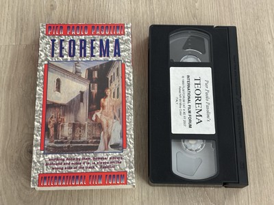 RARE Teorema VHS Pier Paolo Pasolini Terence Stamp International film forum