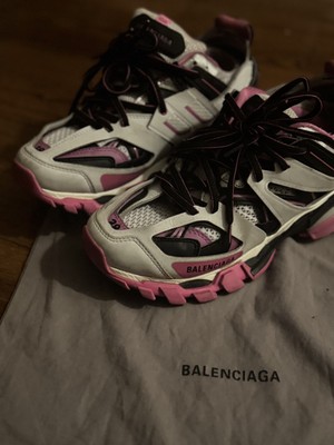 Grey-Pink Balenciaga Track Runners LED (NO BOX) (NO CHARGER)
