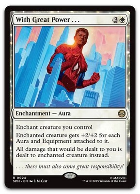 With Great Power . . . #24 (LP) Spider-Man SPM Magic MTG