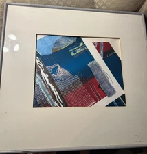 Large Stelling "A Blend Of The Senses" Mixed Media Painting - Signed And Framed