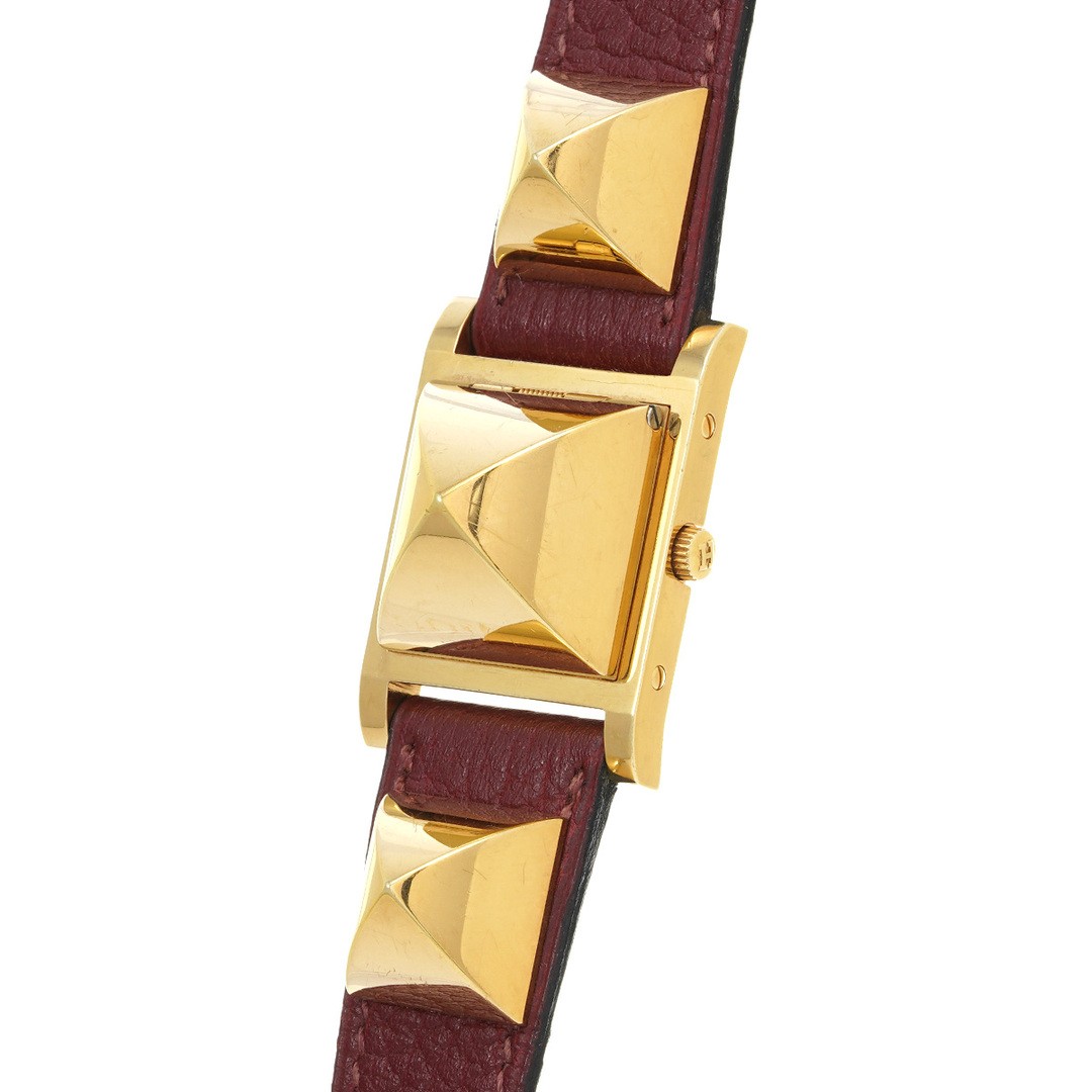 Used HERMES ME1.201 White Ladies Watch from JAPAN image 2