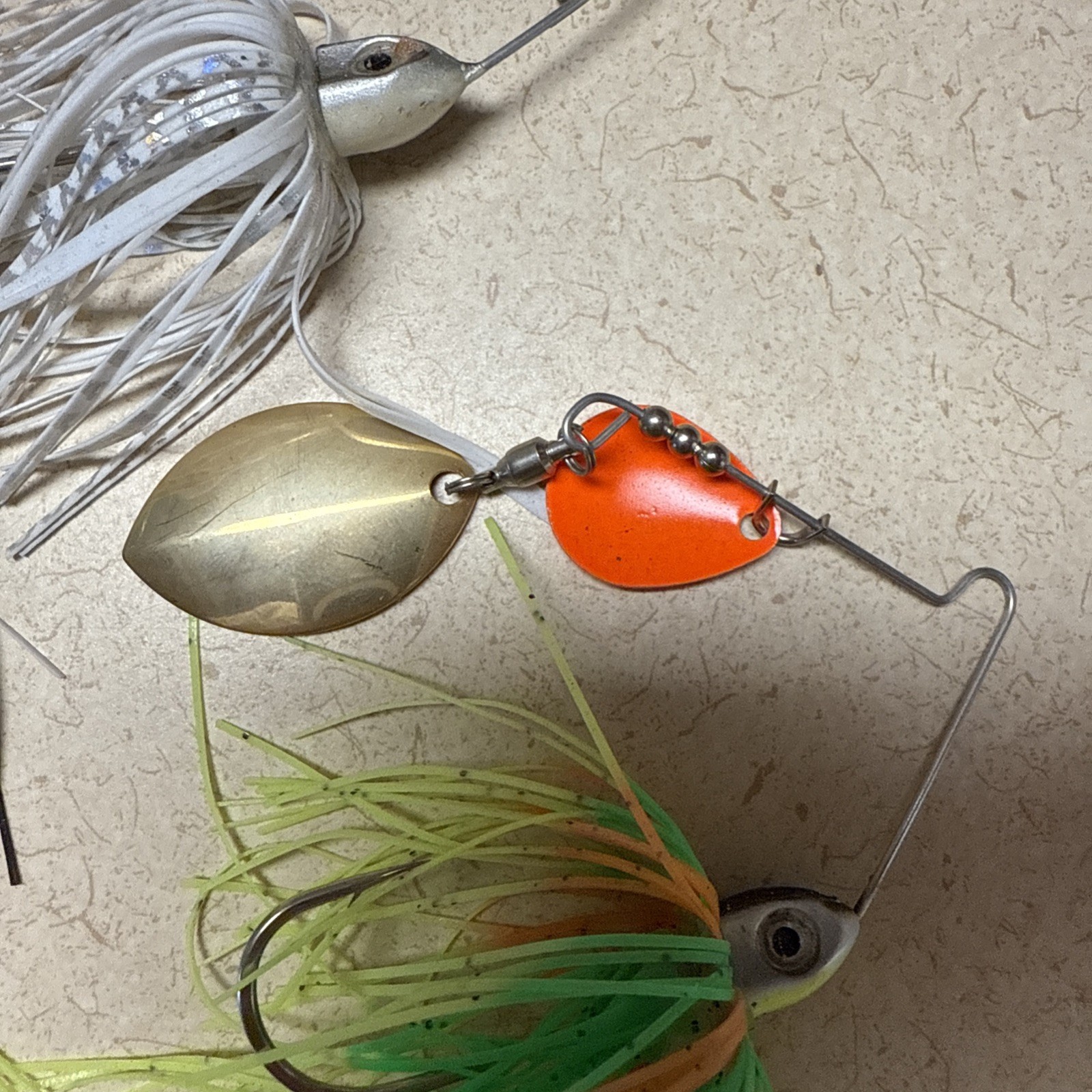 (Lot Of 3) Eco Pro TUNGSTEN Spinnerbaits And Buzzbait Custom Painted Blades - Image 3