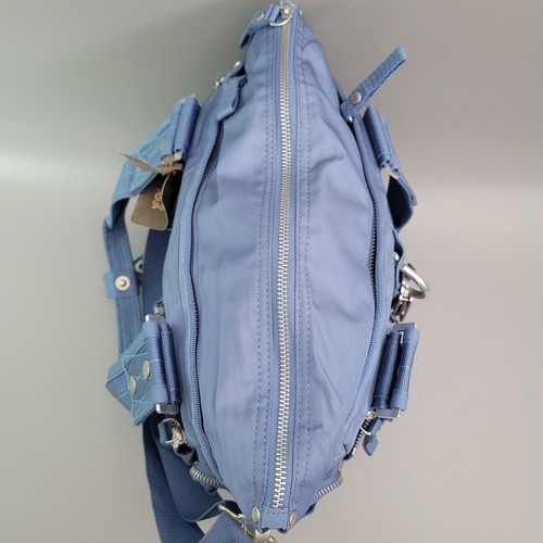 Nuova borsa George Gina & Lucy 6ix vintage borsa GGL borsa Y2k rara blu - Foto 10 di 15