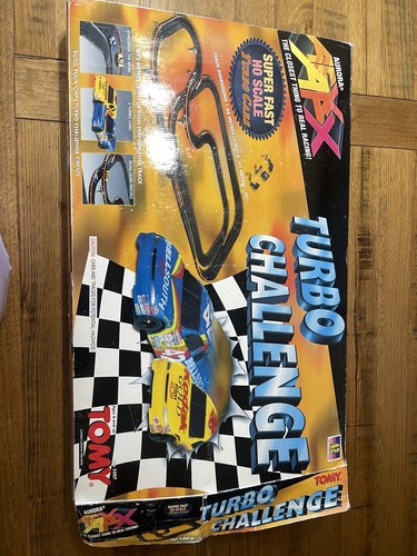 Vintage Aurora AFX Turbo Challenge HO Slot Car Set 5307 1992 Track + 3 ...