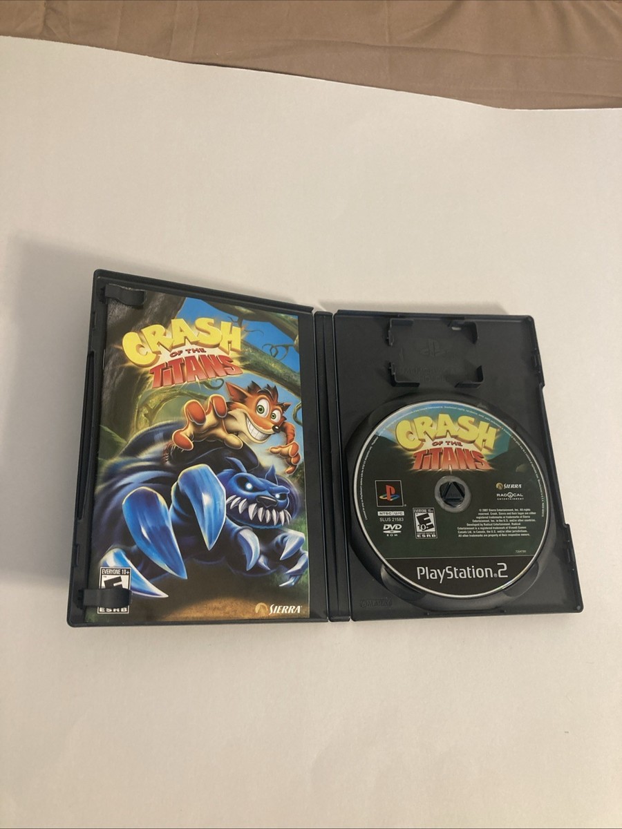 Crash Of The Titans Sony PlayStation 2 (PS2, 2007) Game/Case