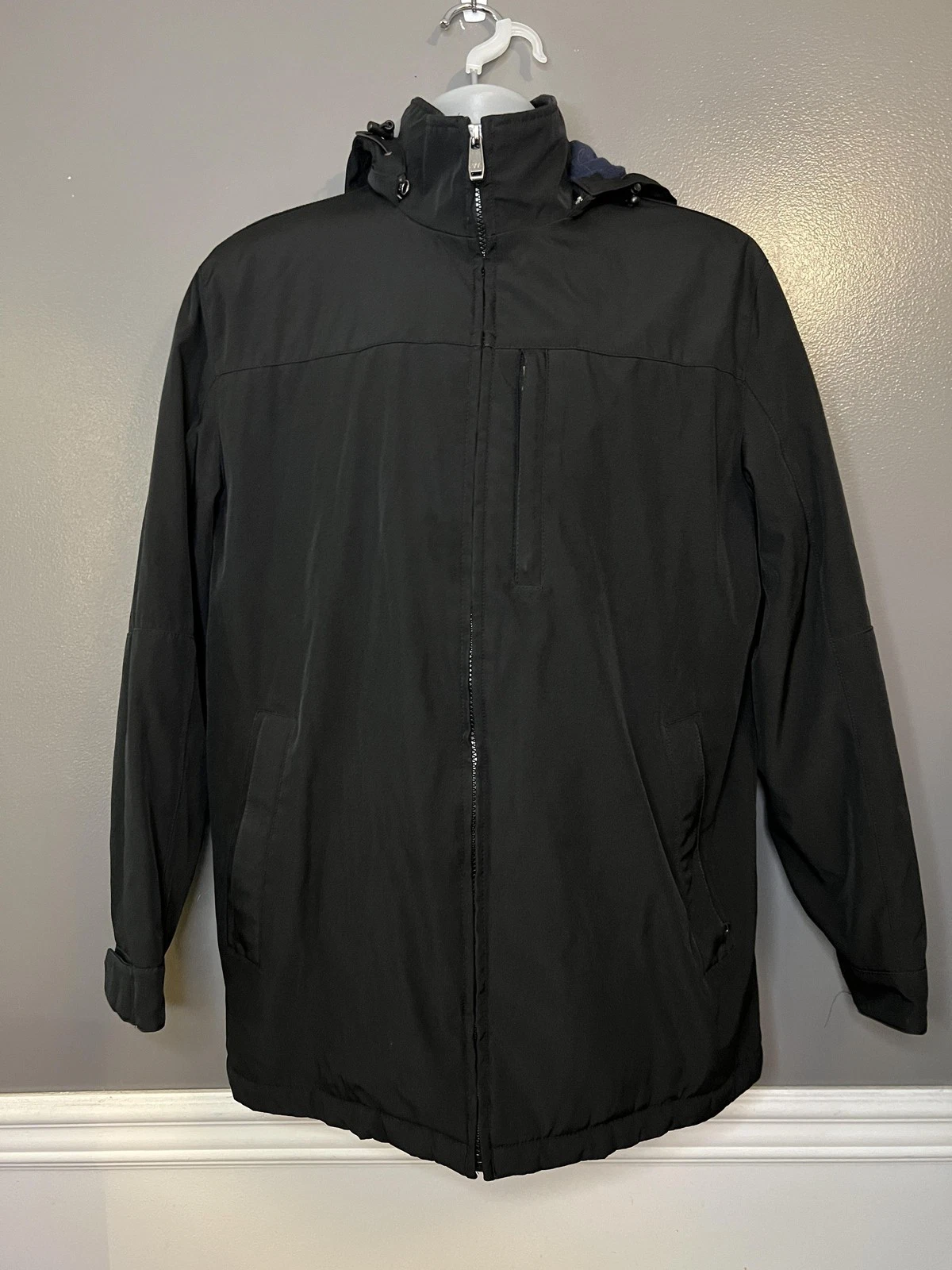 Weatherproof Jacket Mens Medium Black Hooded Insulated Parka Winter Coat
Opens in a new window or ta
