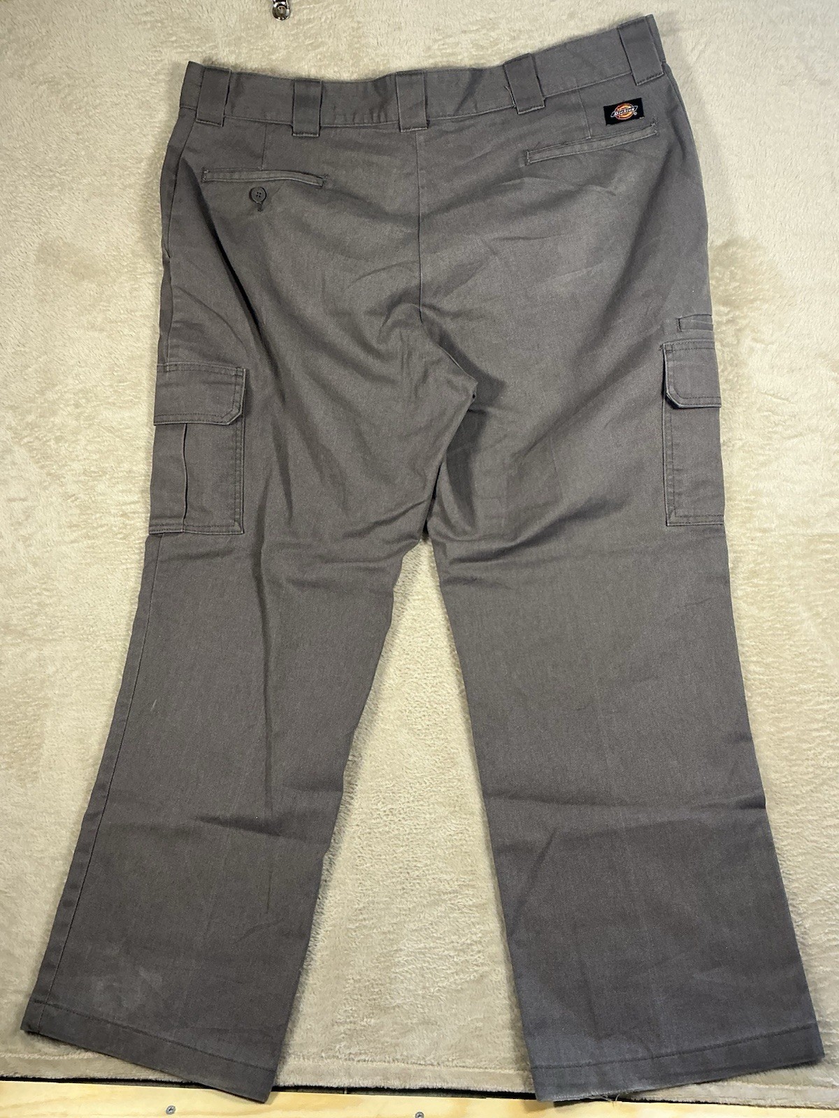 Mens Dickies Trousers W43 Grey Regular Straight image 2