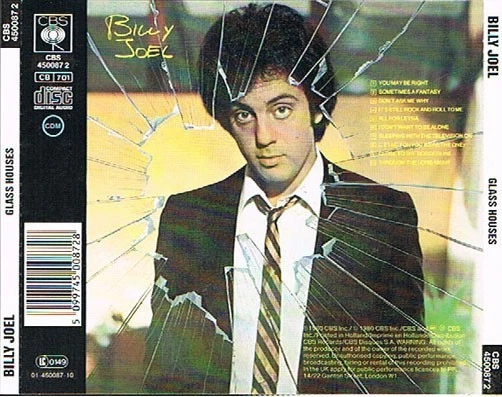 billy joel Glass houses CD Sealed sent 1st class,songs pic 2 - Image 2 of 2