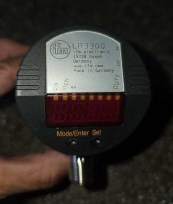 IFM EFECTOR LR3300 LR0000B-BN34AMPKG Flow Sensor. No Box. Free Shipping