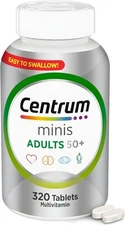 Centrum Minis Silver Multivitamin for Adults 50+ 320 Ct Vitamin D3 Zinc B-Vitami