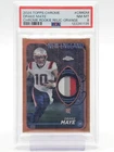 DRAKE MAYE 2024 TOPPS CHROME ROOKIE PATCH ORANGE /25 #CRR-DM Q1492