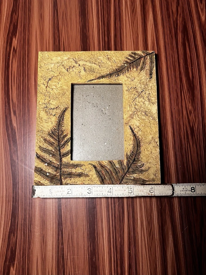 VTG Stone Fern Picture Frame 3D - Image 4 of 4