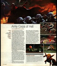 Image of Army Corps of Hell PS Vita Magazine Ad Video Game Preview Square Enix Promo 2011