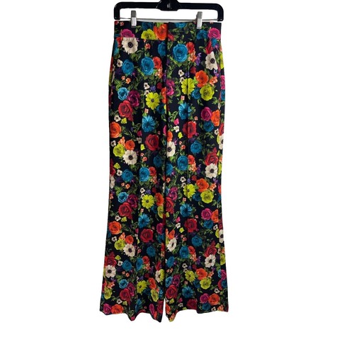 Alice + Olivia Athena Green Plaid Ultra High Rise Extra Wide Leg  display picture 1
