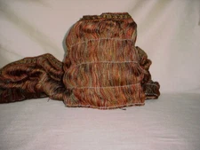 5-1/4Y LEE JOFA ROSEWOOD GOLD SAGE SKIRT FRINGE UPHOLSTERY TRIM 