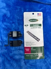 Thompson Center Contender Gloss Black 92A Weaver Base with LOW 1" Rings & Screws