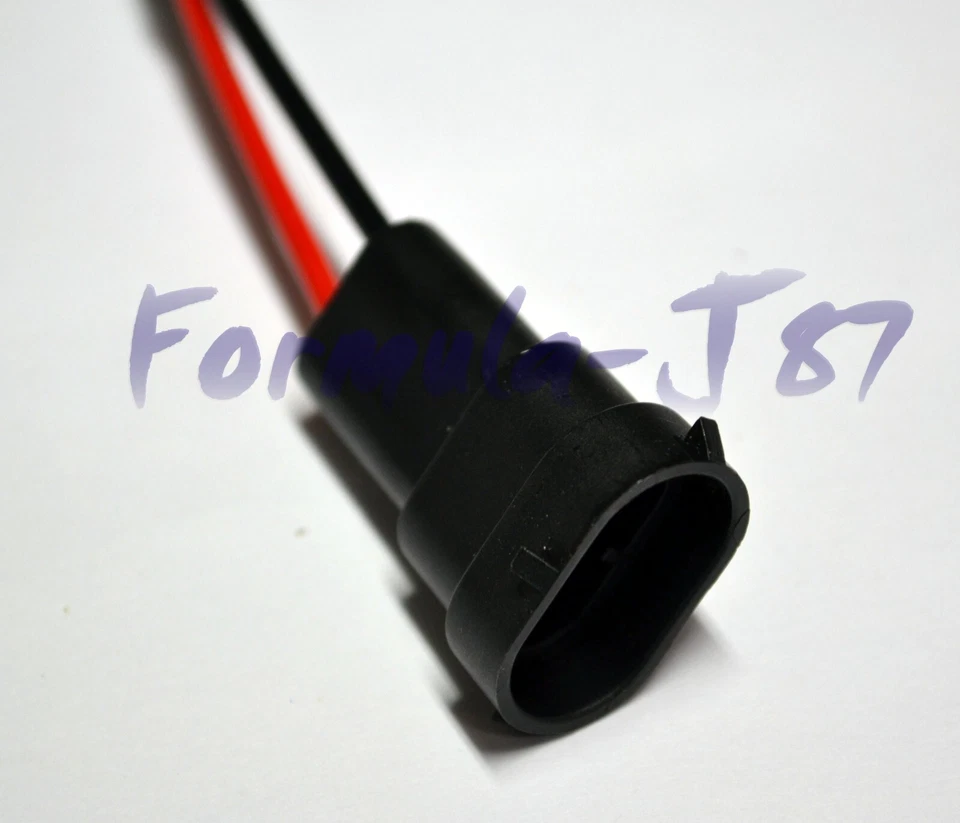 HID Kit Extension Wire H11 Two Harness Head Light High Beam Female Bulb Ballast - Image 4 of 4