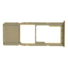 SIM Micro SD Card Tray Single for Samsung Galaxy A70 Silver Replacement Repair