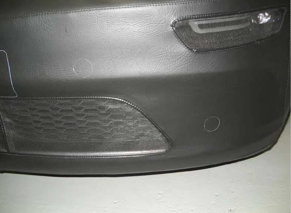 Sujetador con cubierta de máscara frontal Lebra para Subaru Outback 2018-19 sin molduras de labios de rueda Foto 4 de 4