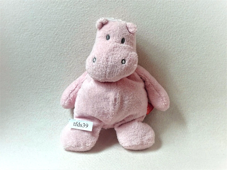 Nattou Nilpferd Hippo rosa Granulat Stofftier Kuscheltier (T218)