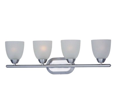 Maxim 11314FTPC Axis 28.5'' 4-Light Frosted Bath Vanity in Polished Chrome